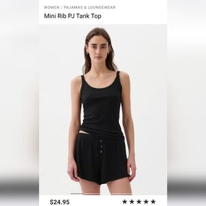 Gap Mini Rib PJ Tank Top